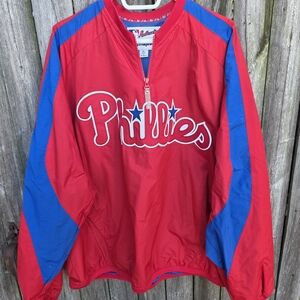 PHILADELPHIA PHILLIES ZIP UP XLARGE WINDBREAKER